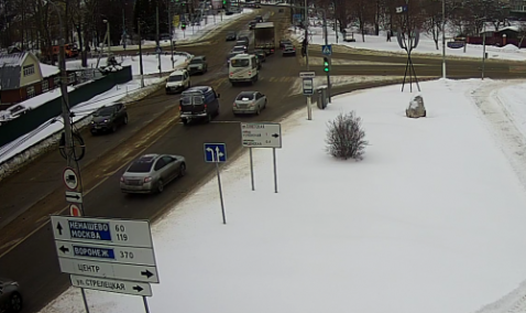 Авария Кашира 1 перекресток 13.01.2017