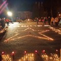 Памятную надпись из свечей сформировали в Кашире к 22 июня