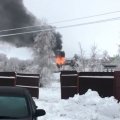 Пожар в садовом доме случился утром в деревне под Каширой