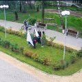 Вандалы, срывающие баннеры в Каширском парке, попали в объектив камер наблюдения