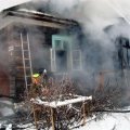 Около двух с половиной часов длилась ликвидация пожара в жилом доме в деревне Ягодня