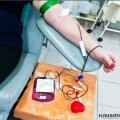 В донорском пункте Каширы добровольцы в течение трех дней сдавали кровь для нуждающихся