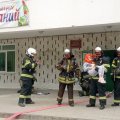 Накануне Дня знаний в Руновской школе отрабатывали ликвидацию «пожара» и эвакуацию людей