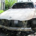 Ночью в Кашире-1 подожгли автомобиль BMW