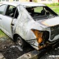 Автомобиль Renault Logan подожгли ночью в Ожерелье
