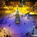 Каширу снова украсит большая новогодняя ель с шатром