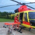Двоих детей с травмами и переломами доставили из Ожерелья вертолетом санавиации