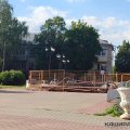На площади у АТС в Кашире-2 начался ремонт фонтана