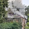 Историческое здание горело в воскресенье в Кашире-1