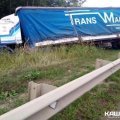 Массовое ДТП в районе Колтово: фура протаранила «отбойник» и вылетела в кювет