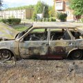 Автомобиль ВАЗ-21093 сгорел воскресной ночью в деревне Барабаново