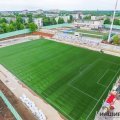 Новое искусственное поле уложили на стадионе спортклуба «Кашира» – реконструкция продолжается