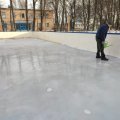 Ледовые катки заливают в городском округе Кашира