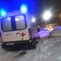 В Ожерелье спасатели вызволили из снежного плена машину скорой с тяжелобольным пациентом