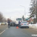 Пассажирская маршрутка попала в ДТП на улице Стрелецкой в Кашире