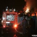 Прошлой ночью на улице Большой Красноармейской в Кашире-1 горел частный дом