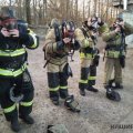 Пожарные 302-ой пожарной части провели тренировку в теплодымокамере