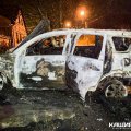 Автомобили Peugeot и LADA Kalina полностью сгорели в результате ночных поджогов в Кашире