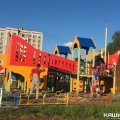 Детская площадка построена в микрорайоне-3