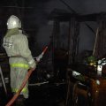 В Колтово горел частный дом, в Кашире-1 минувшей ночью вспыхнул сарай
