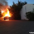В Кашире-1 между Домом культуры и магазином «Стрелка» произошел пожар