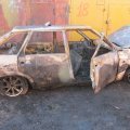 Автомобиль ВАЗ-2109 сгорел в гаражом кооперативе на ул. Клубной в Кашире-2