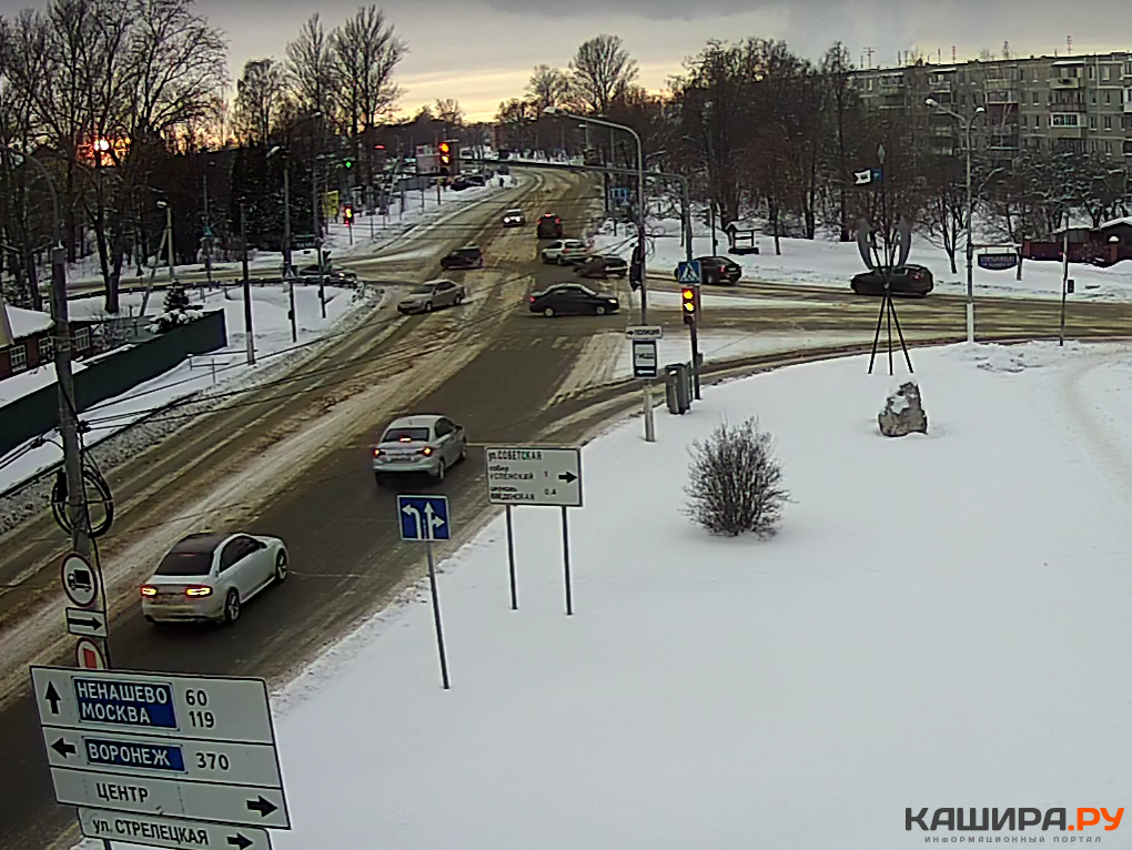 Перекресток с 9 июля. Происшествия Кашира Московская область. Кашира 1.