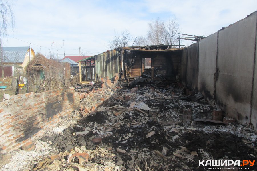 Ликвидация пожара в поселке Большое Руново