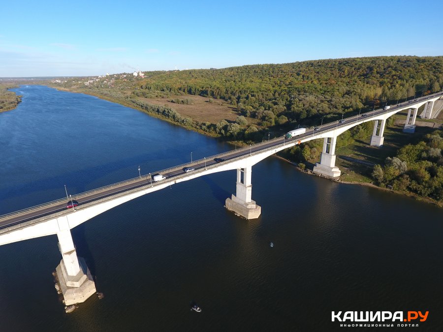 Мост река ока кашира