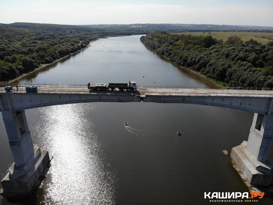 Мост река ока кашира