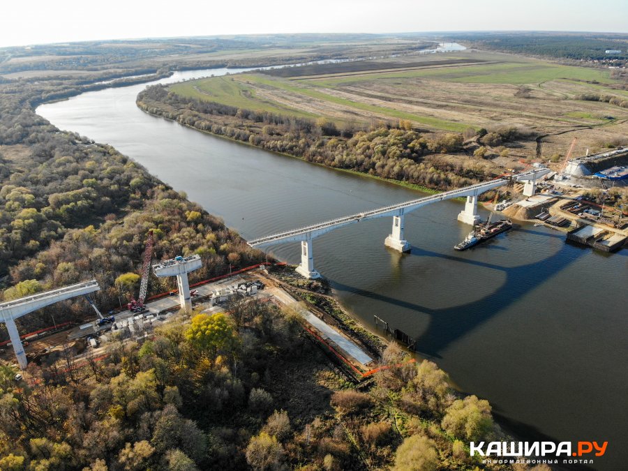 Ступино мост через оку